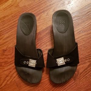 Chanel Dr. Scholl's clogs